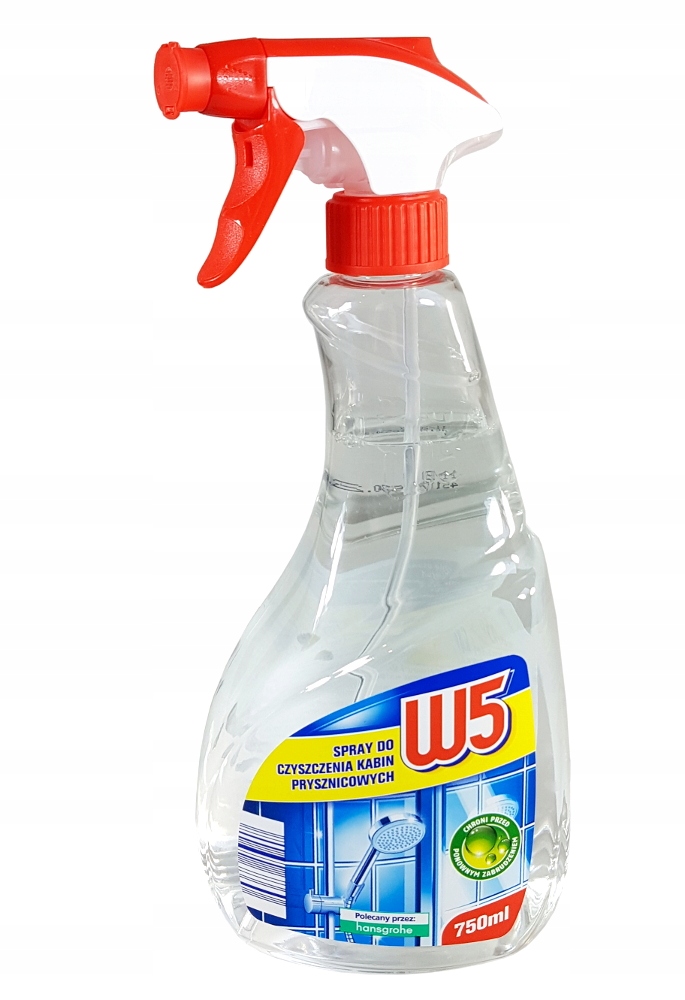 W5 SPRAY MYCIA KABIN PRYSZNICOWYCH ŁAZIENEK LUSTER