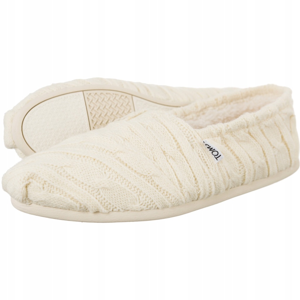 TOMS CABLE KNIT SHEARLING WOMENS ~36,5~ Damskie