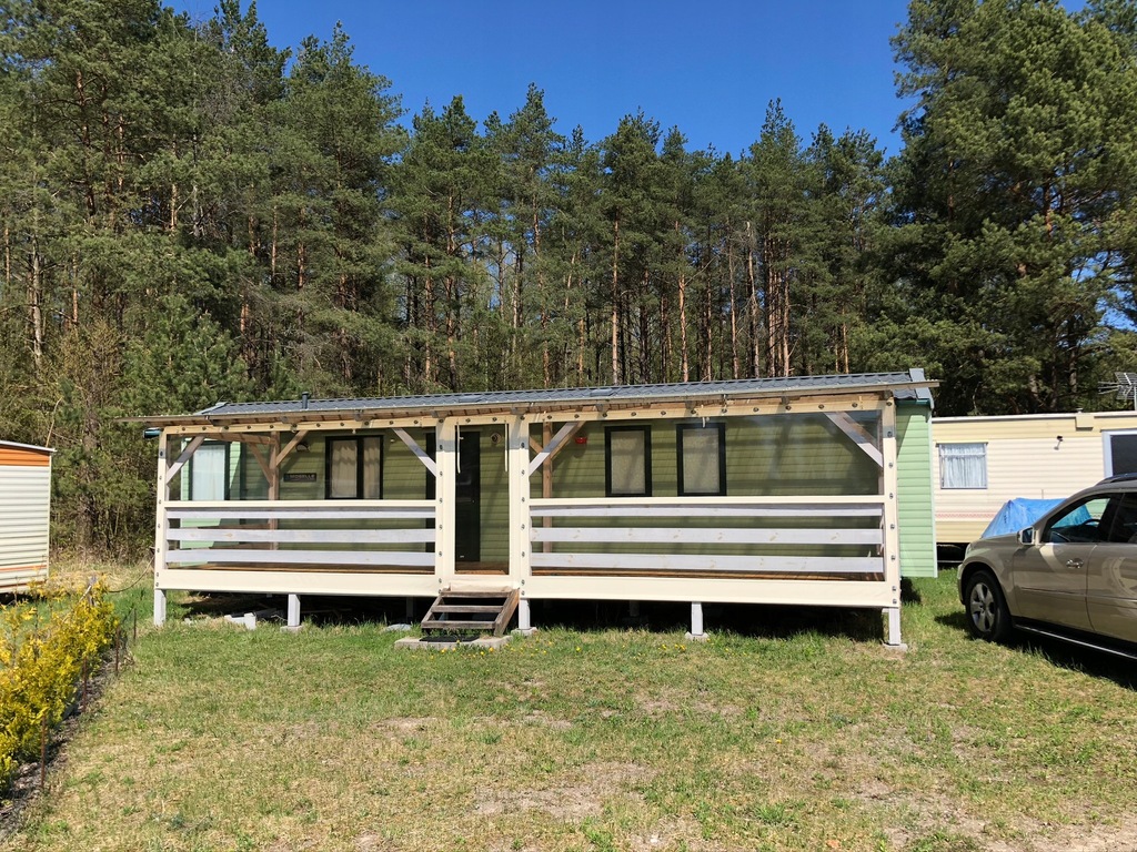 Domek Holenderski w porcie Korektywa Piaski Mazury