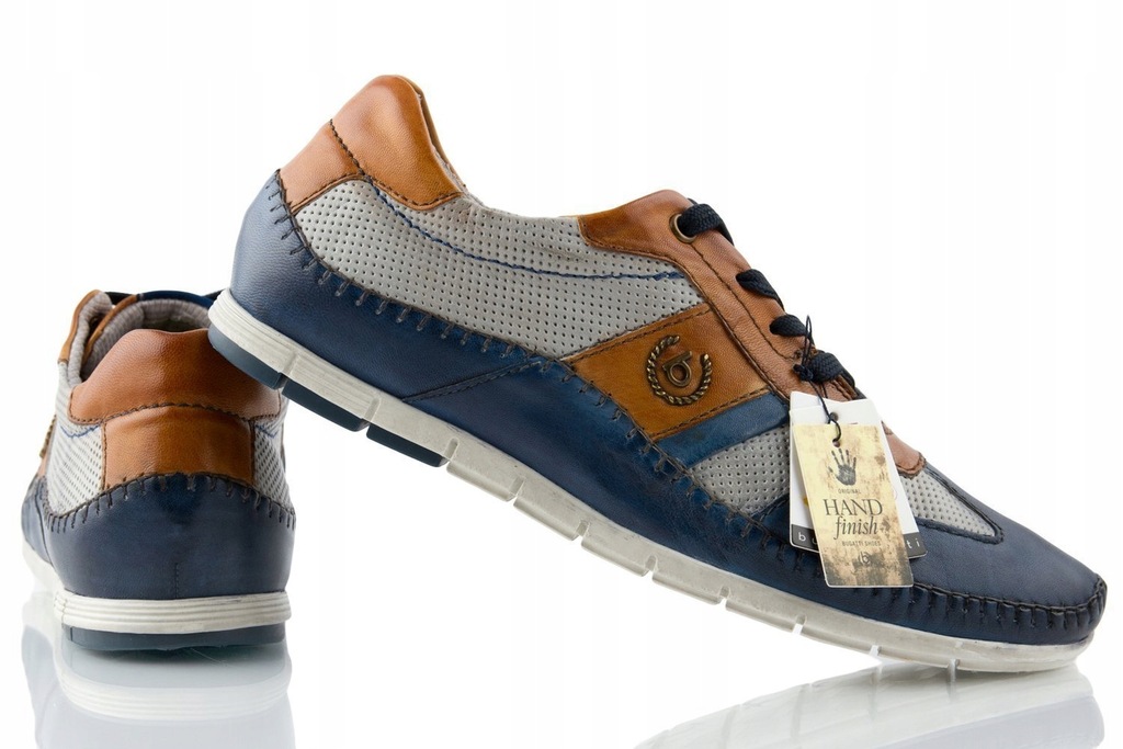 Buty BUGATTI SNEAKER męskie snekaersy skóra r. 42