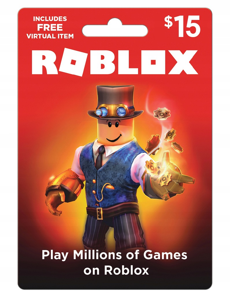 Roblox Robux 1200 15$ KOD KARTA DOŁADOWANIE