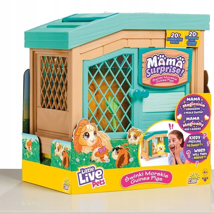 Cobi: świnki morskie Mama Surprise! Little Live Pets