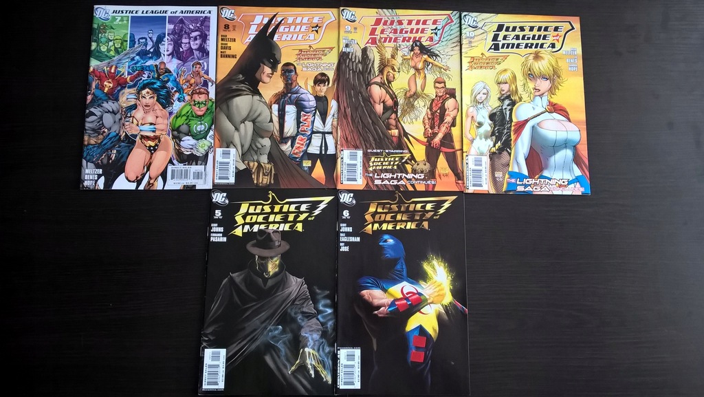 Justice League of Amercia #7-10 + Justice Society