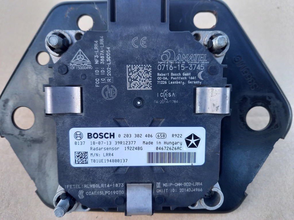 JEEP GRAND CHEROKEE WK2 RADAR ACC SENSOR 12143275099 oficjalne