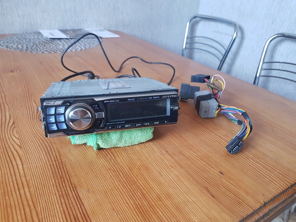 radioodtwarzacz alpine cde-9882ri,usb,mp3