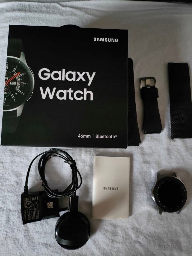 Smartwatch SAMSUNG GALAXY WATCH SMR800 srebrny 11703673614 oficjalne archiwum Allegro