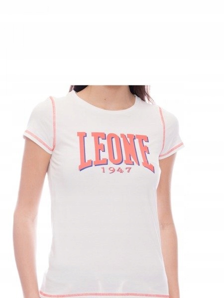 LEONE T-shirt damski biały S [LW1755] M