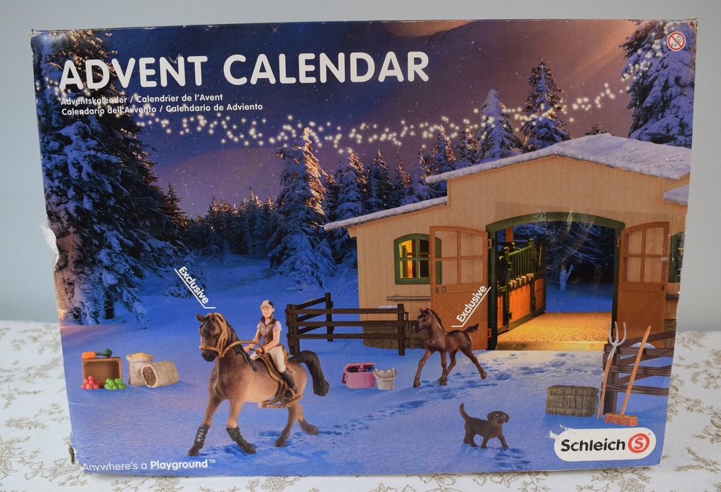 SCHLEICH 97021 KALENDARZ ADWENTOWY STAJNIA KONIE 7300598185