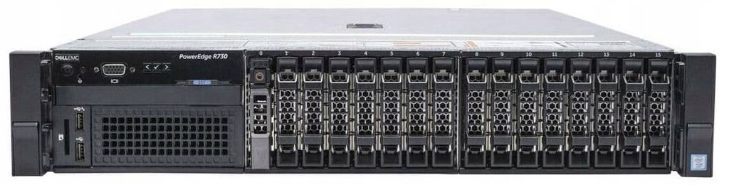 Serwer Dell PowerEdge R730 2x E5-2660 32RAM 2x PSU