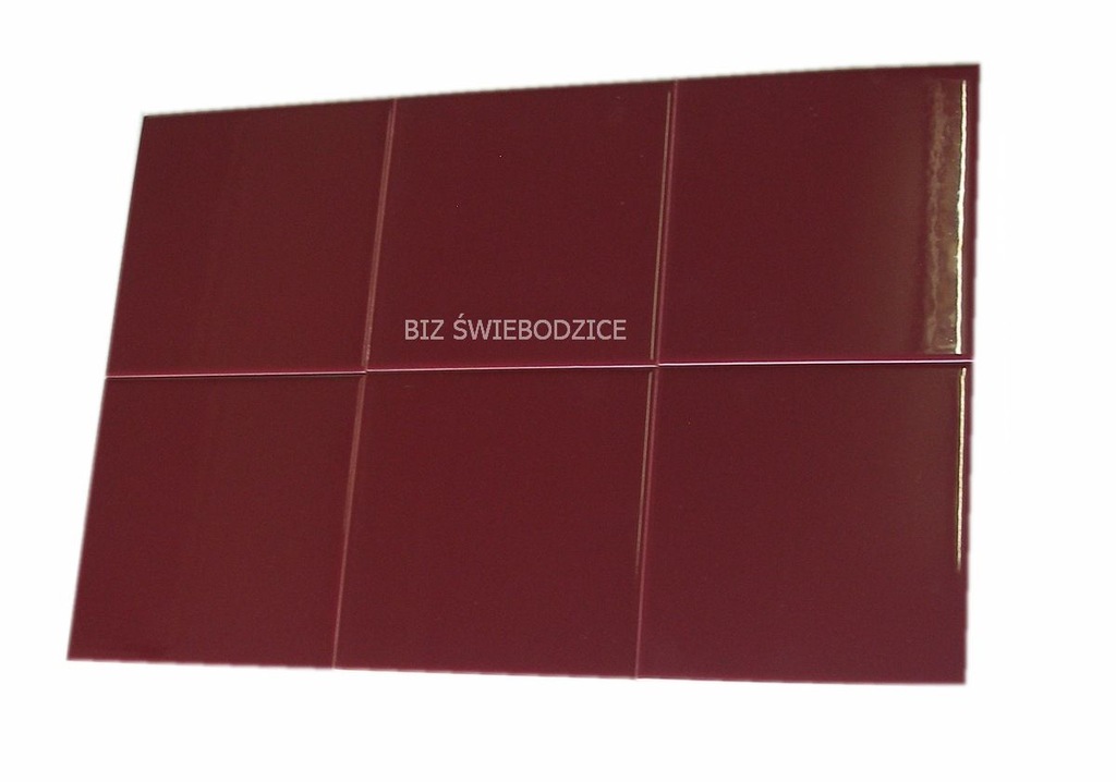 PŁYTKI KUCHENNE ŚCIENNE 15X15 MONOCOLOR BORDO BIZ