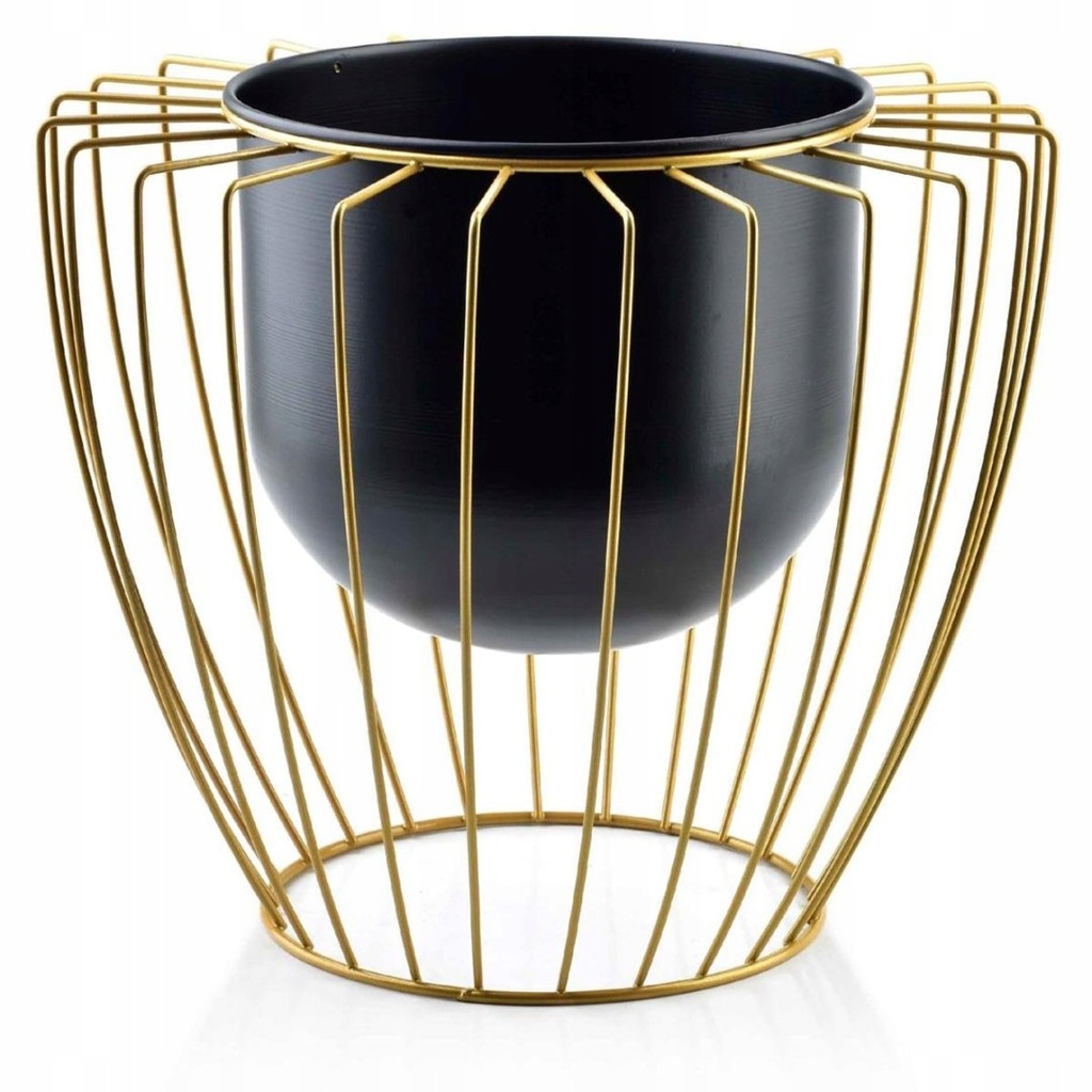 Osłonka Swen Black and Gold 30 cm LOFT