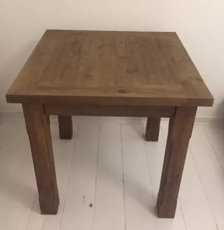 Zestaw stół + 3 krzesła - lite drewno sosnowe