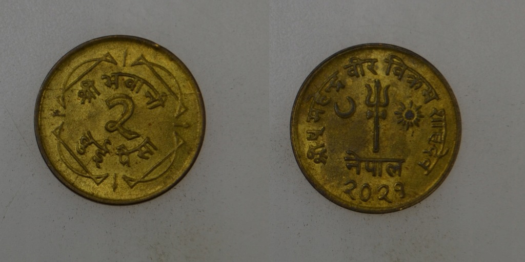 Nepal - 2 Pajsa 1964 rok BCM