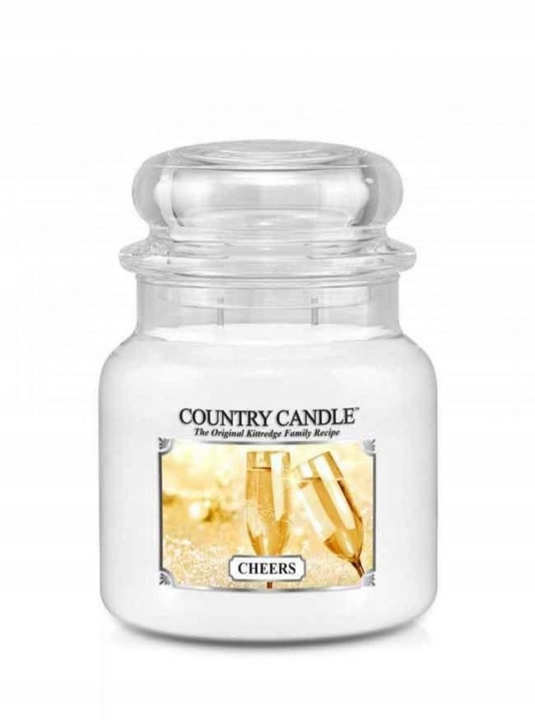 Świeca zapachowa Country Candle - Cheers - Średni
