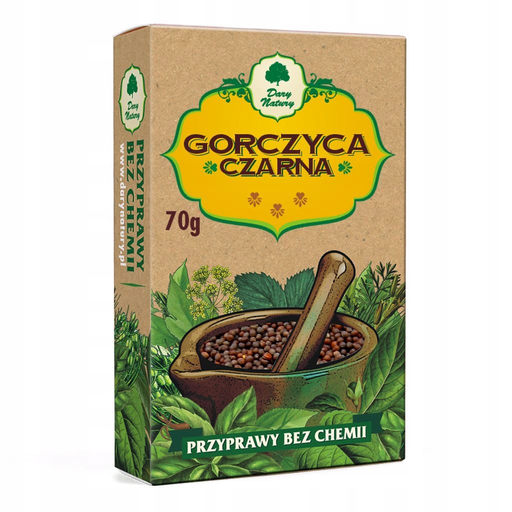 Gorczyca czarna 70g DARY NATURY