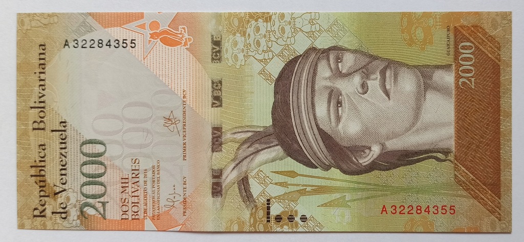 Wenezuela 2000 bolivares UNC