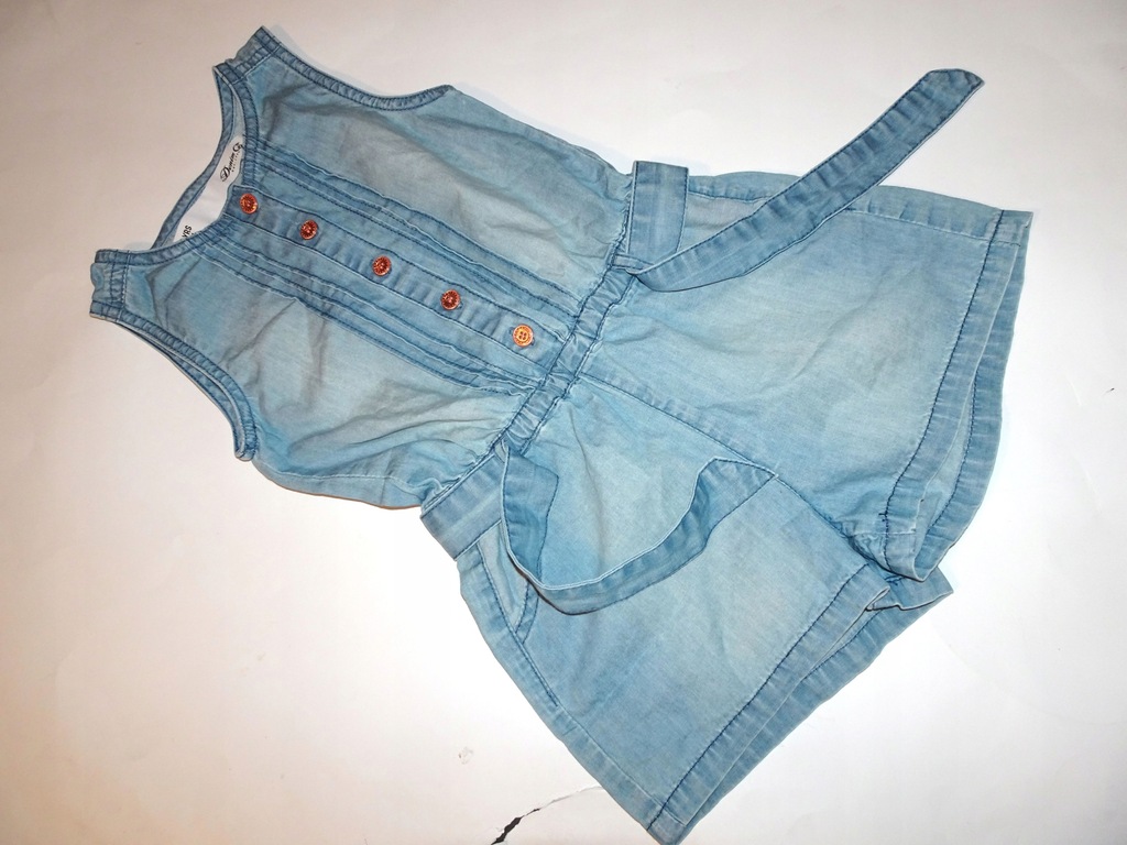 DENIM Co. 3-4 L. KOMBINEZON JEANS SUPER NOWY!