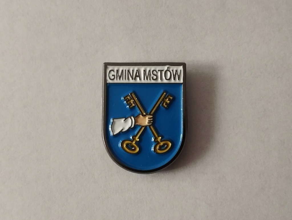 MSTÓW GMINA HERB PIN