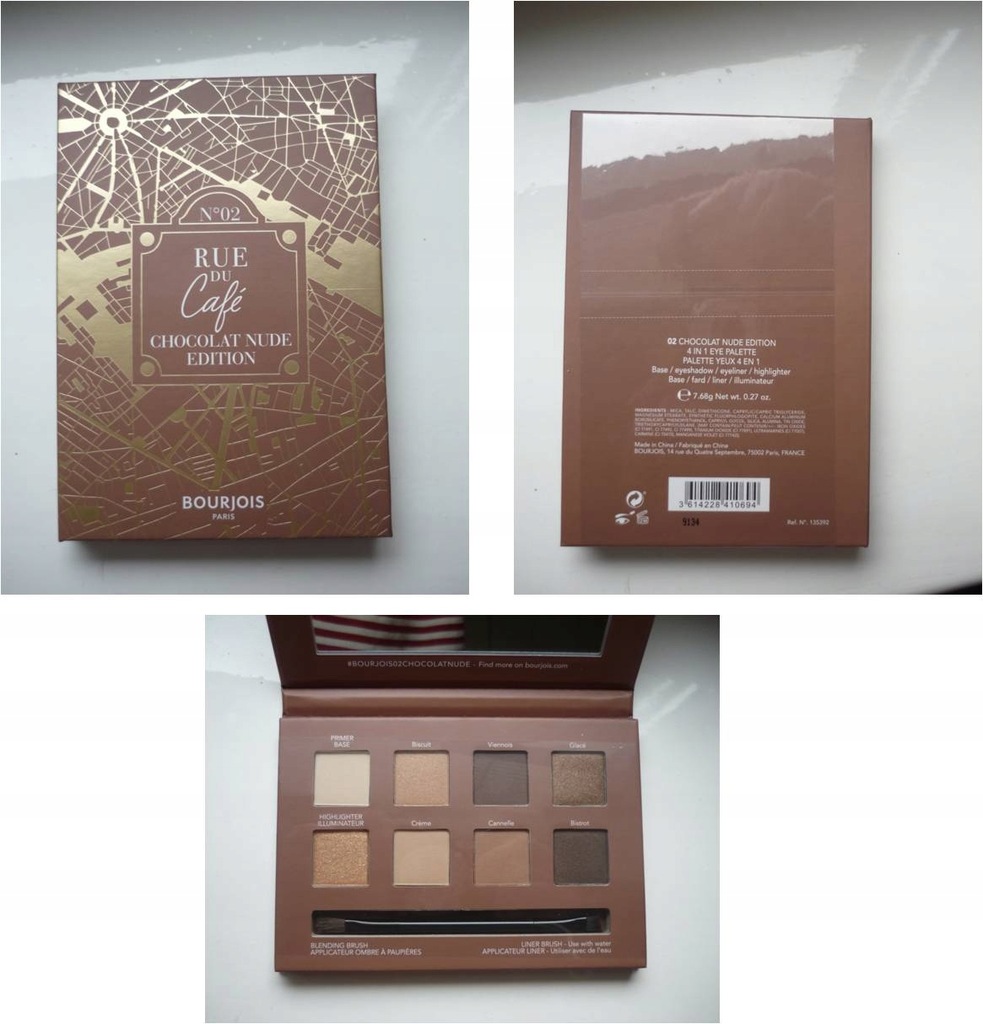 Bourjois Paleta Cieni 02 Chocolat Nude Edition Oficjalne Archiwum Allegro