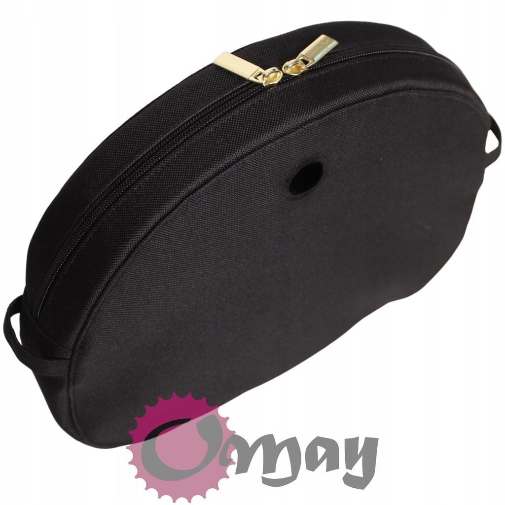 organizer OBAG MOON LIGHT czarny złote suwaki OMAY