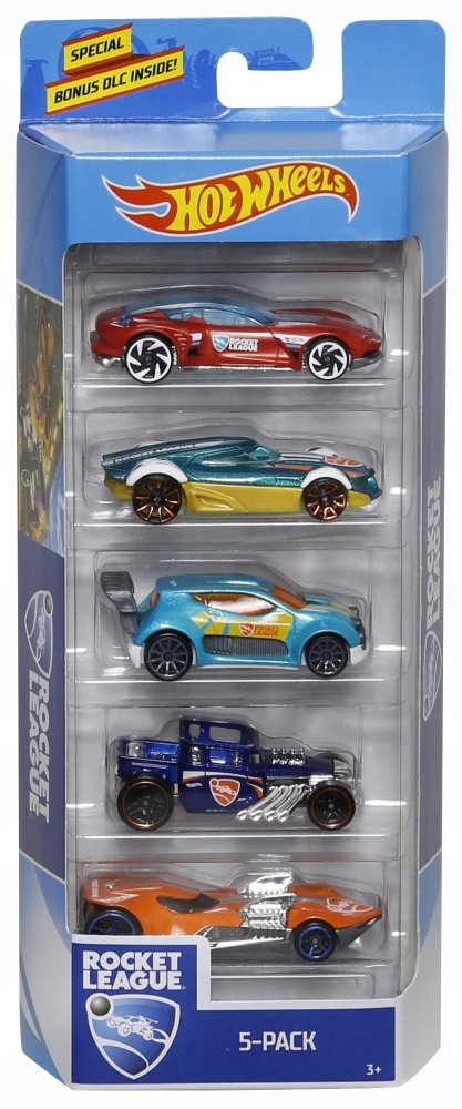 rocket league hot wheels 5 pack