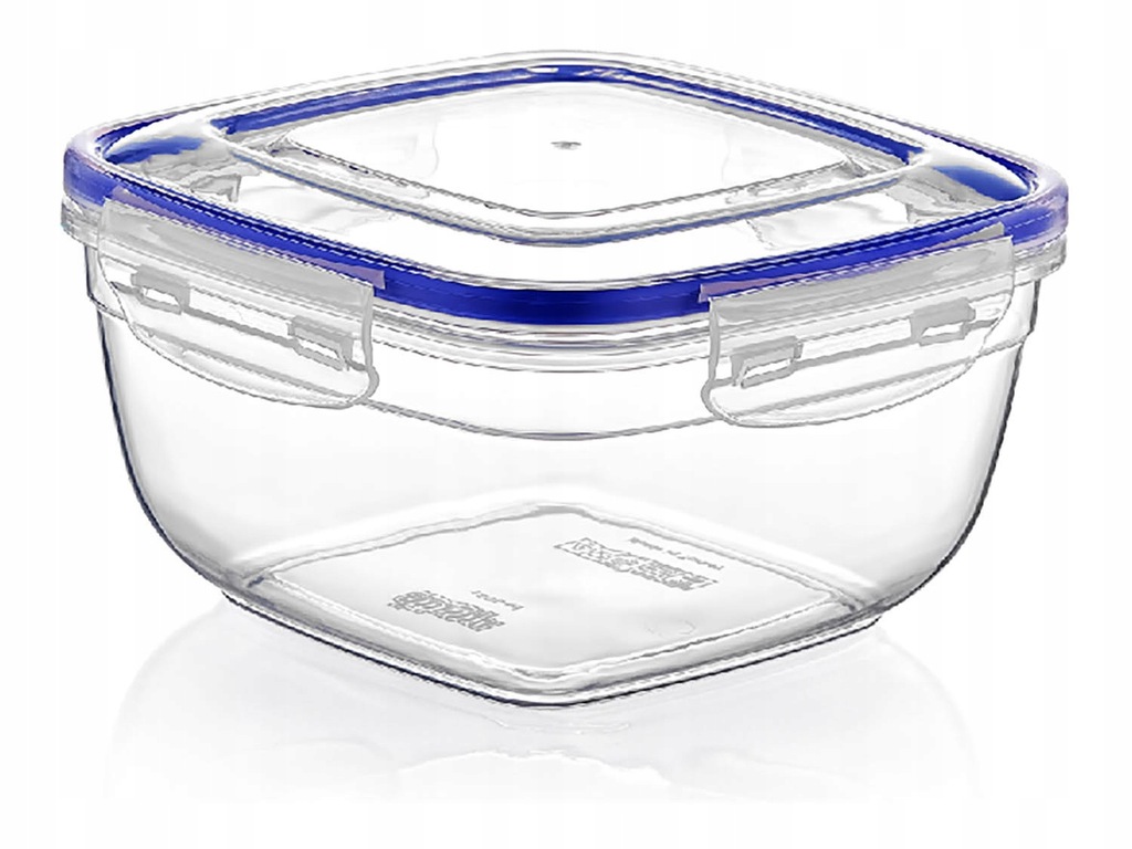 pojemnik kwadrat + pokrywka na klips 1,5l | 30104 040