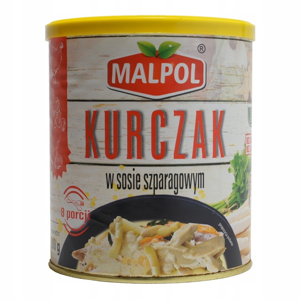 Kurczak w sosie szparagowym 800g