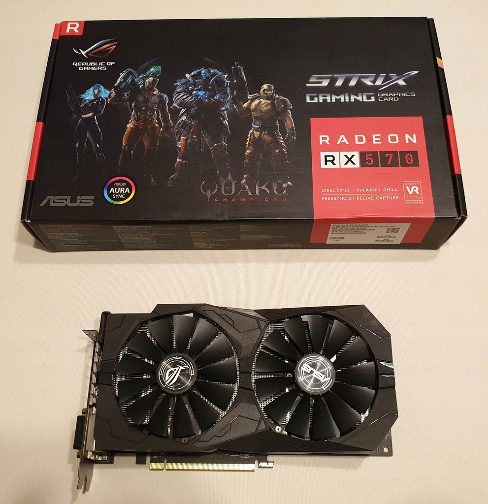 Karta graficzna Asus Radeon RX570 STRIX 4GB 256Bit