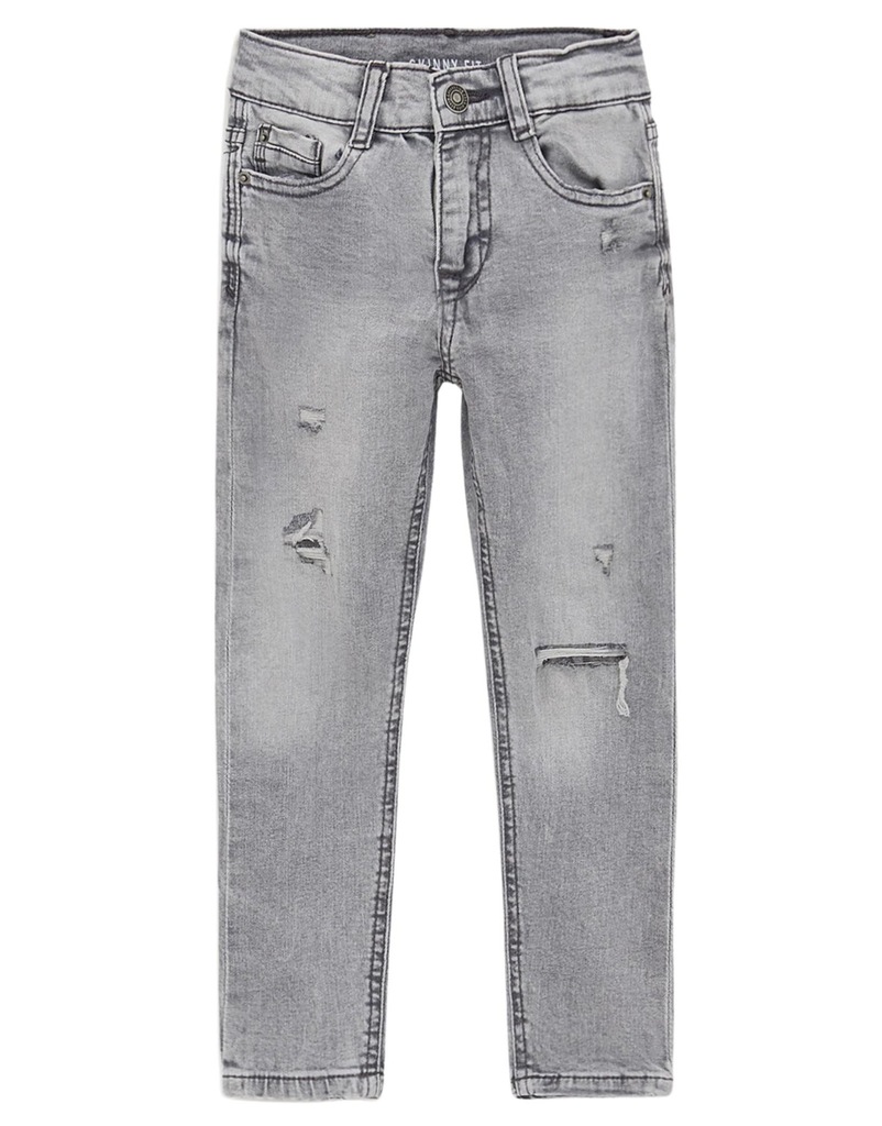 24B099 ZARA KIDS__MK4 SPODNIE JEANS RIPPED__152