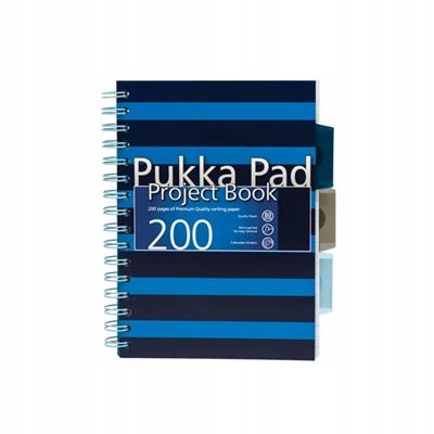 Kołozeszyt Pukka Pad Project NAVY A5/200 niebieski 7050-NVY-BL