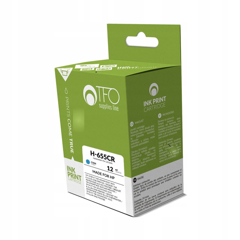 Tusz H-655CR (CZ110A) TFO 12ml, refabrykowany