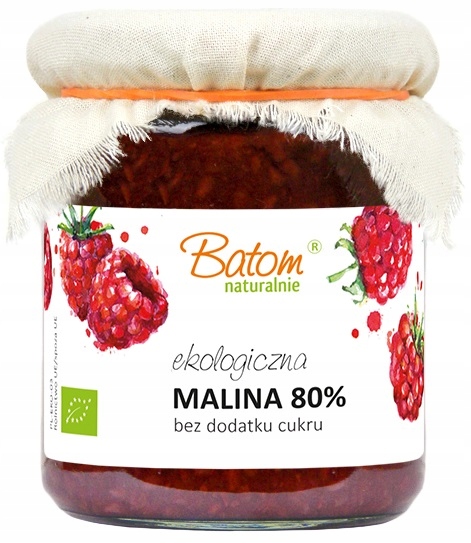 MALINA 80 % B/C BIO 260 g - BATOM