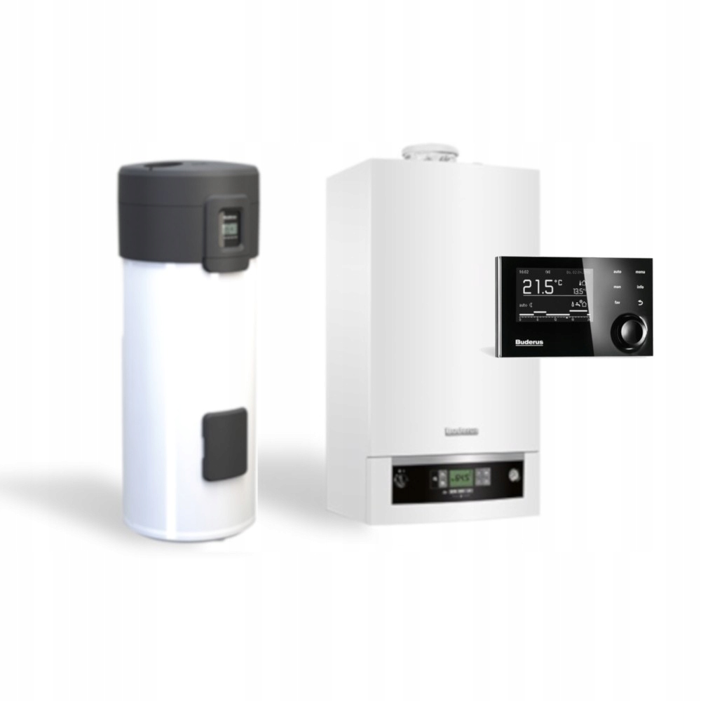 BUDERUS PAKIET Kocioł GB072 20kW + Pompa ciepła