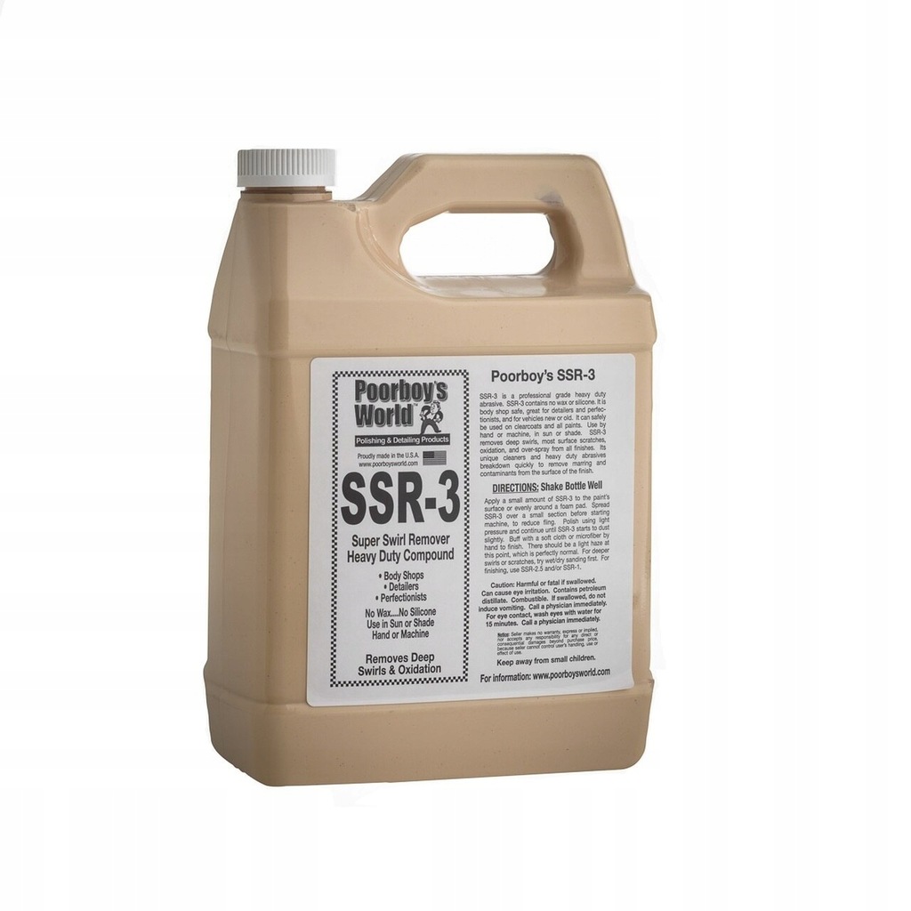 POORBOY'S SSR 3 3785ml HEAVY DUTY MOCNA TNĄCA