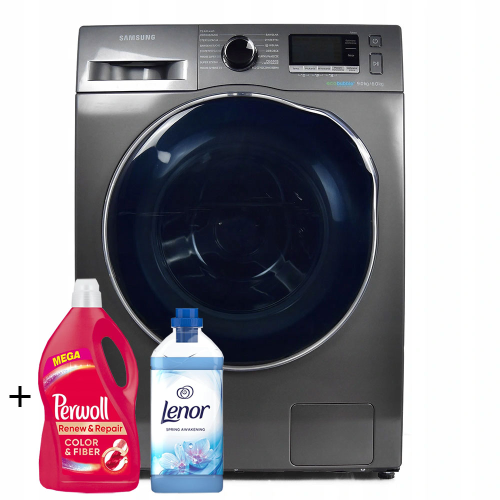 Samsung ecobubble wd90j6a10ax 9 kg washer dryer deals