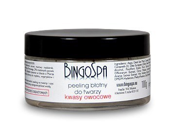 BINGOSPA Peeling błotny z kwasami owocowymi 100g