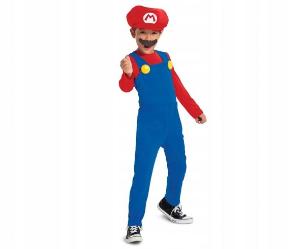 STRÓJ SUPER MARIO FANCY NINTENDO LICENCJA 128