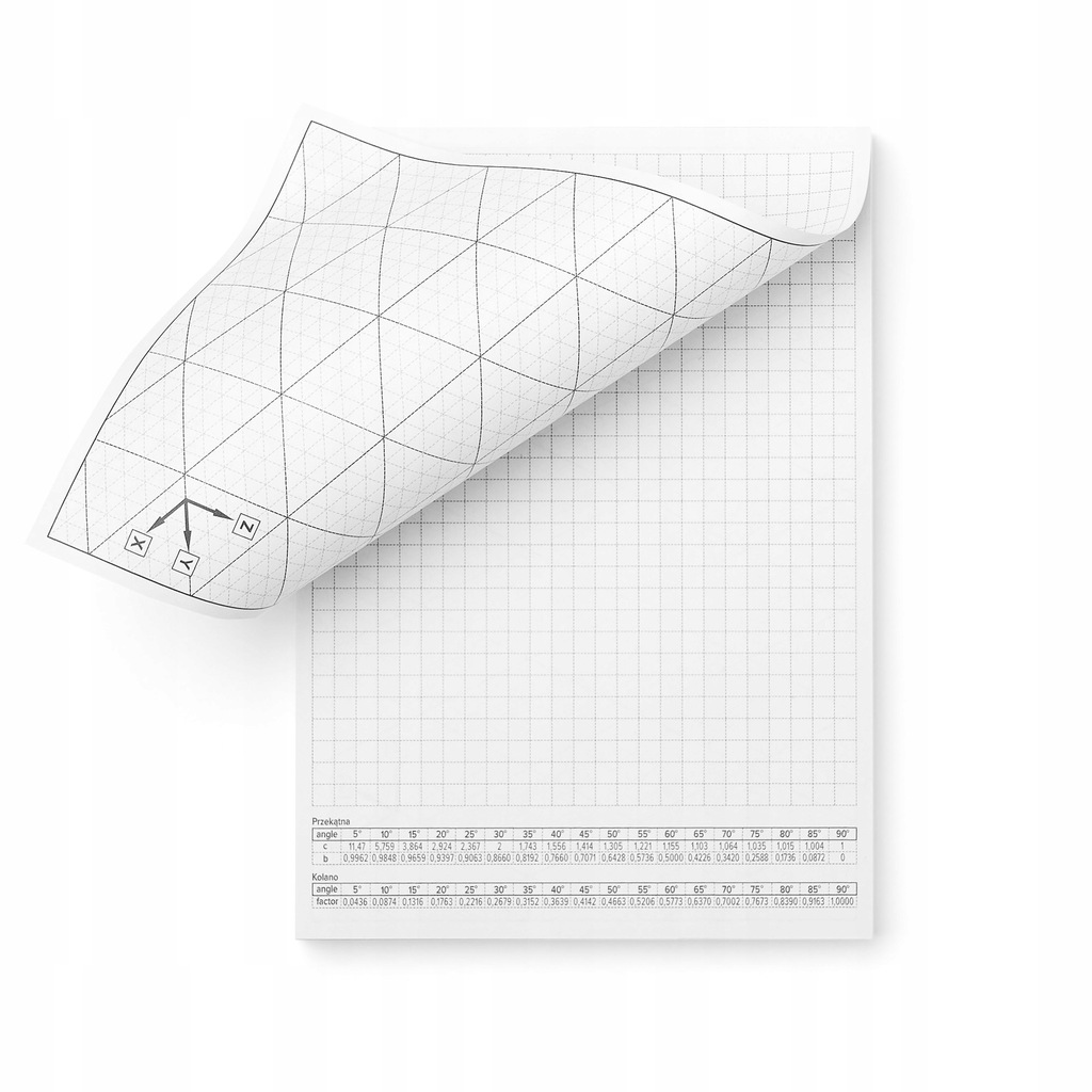 Notes/Zeszyt A6 Z Siatką Izometryczną 100 Kartek