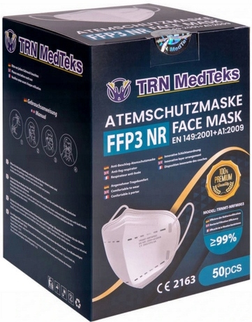 FFP3 MASKA MASECZKA ANTYWIRUSOWA OCHRONNA CE 99%