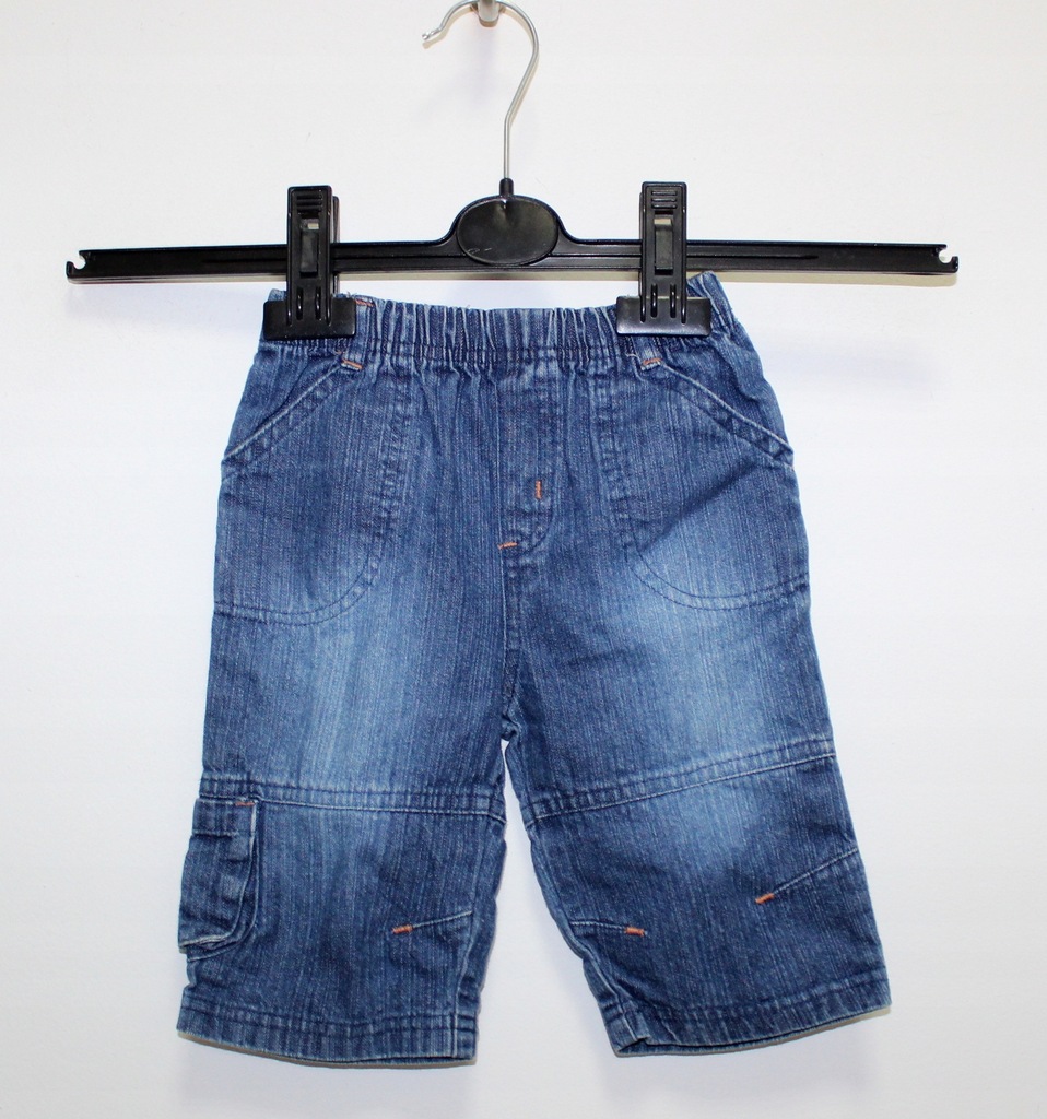 Adams kids jeansy na gumce 68 cm 3 6 miesięcy