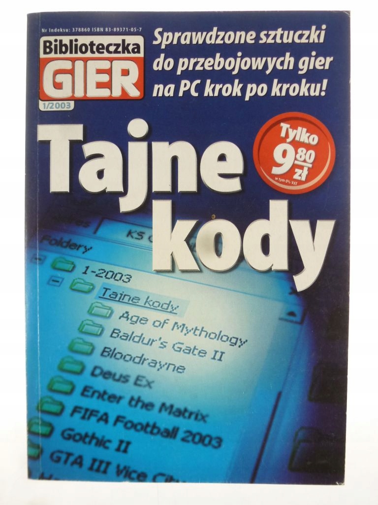 Biblioteczka Gier 1 2003 Tajne Kody 7927486364 Oficjalne Archiwum Allegro