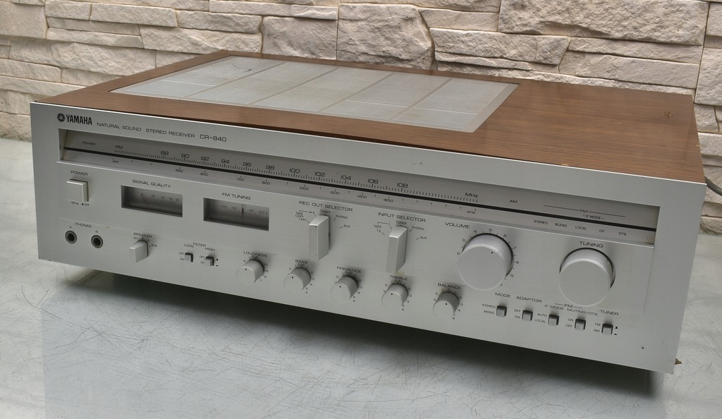 Yamaha CR-840 Wysokiej klasy amplituner vintage