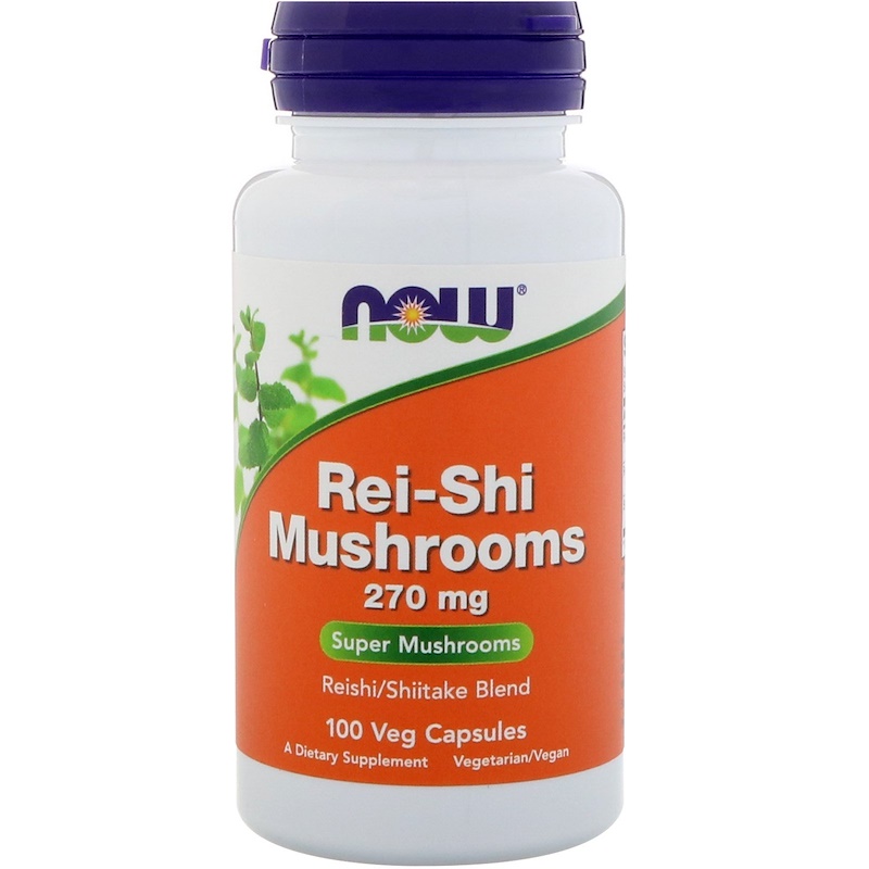 NOW REISHI SHITAKE MUSHROOMS, GRZYBKI 100KAP VEGE 7114004986