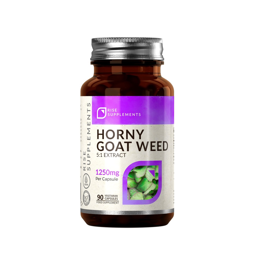 EPIMEDIUM ICARIIN 1250mg HORNY GOAT WEED 90kaps