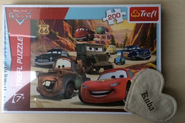 PUZZLE Trefl WYPRAWA W GÓRY AUTA CARS 200 el. FOLI