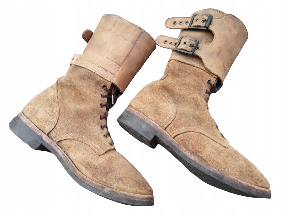 BUTY SERVICE BOOTS M43 DOUBLE BUCKLE TRZEWIKI OPINACZE US ARMY WW2