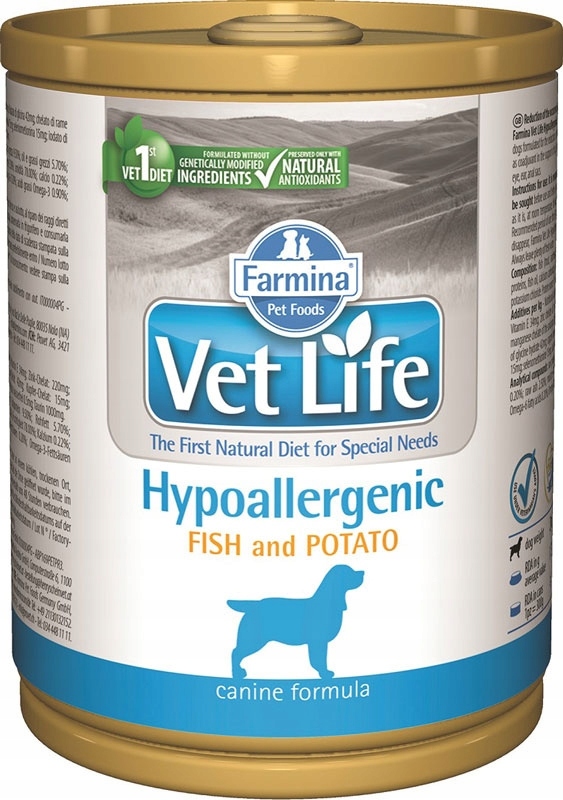 VetLife - Hypoallergenic Fish & Potato Pies [300g]