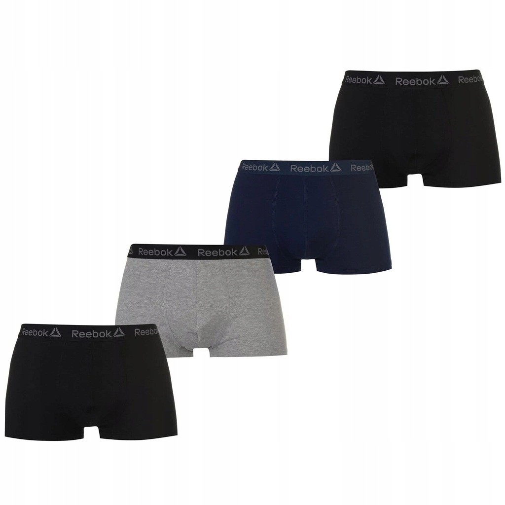 majtki bokserki REEBOK zestaw 4 par pack r L -63%