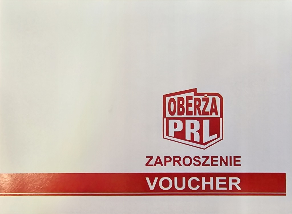 Voucher na obiad w Oberży PRL w Sokolcu na kwotę 100zł