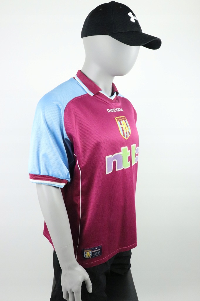 DIADORA Aston Villa klubowa JERSEY 2000 KOSZULKA L